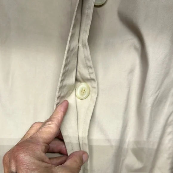 LONDON FOG MAINCOAT EDITION BEIGE ALL WEATHER TRENCH COAT 14 REG 44" LONG - Picture 11 of 12